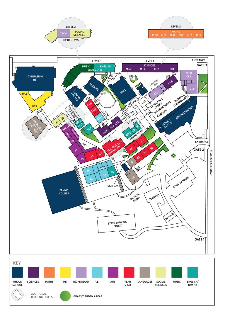 College Map - Carmel College