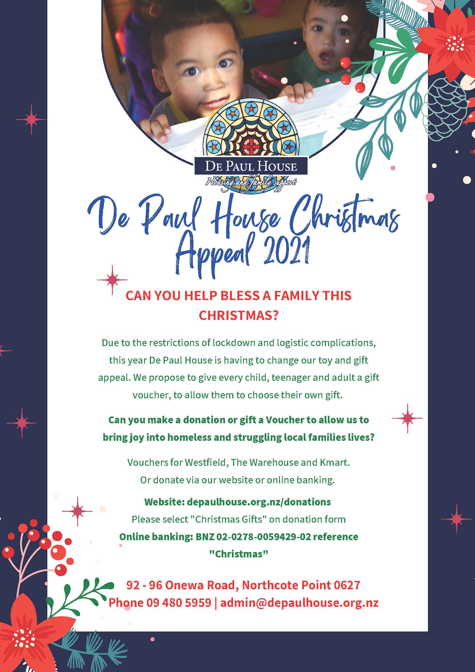 De Paul House Christmas Appeal 2021 - Carmel College