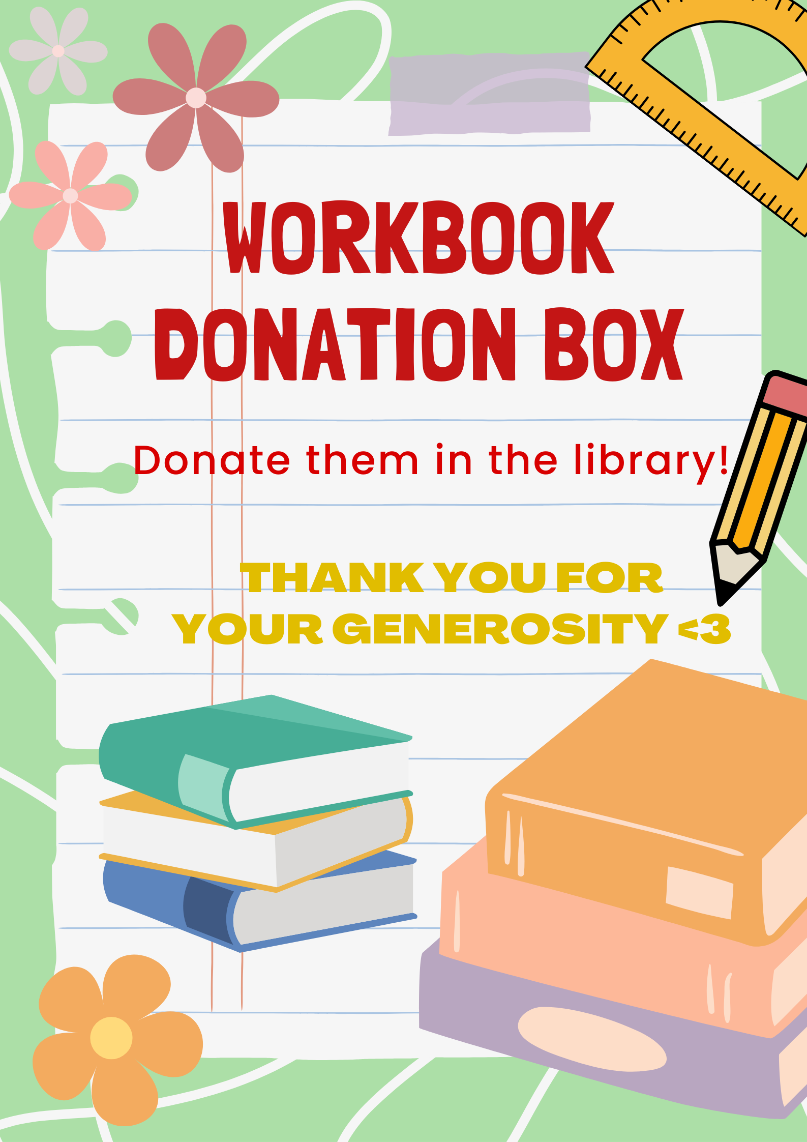 Read more about the article Workbook Donations