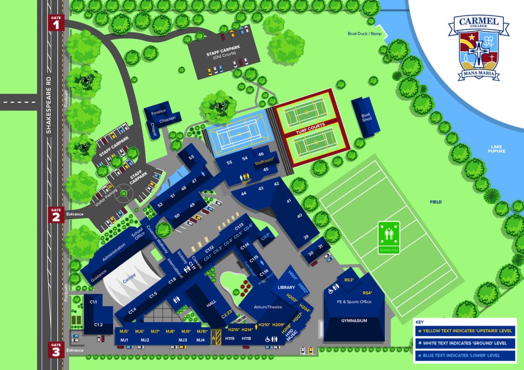 College Map - Carmel College