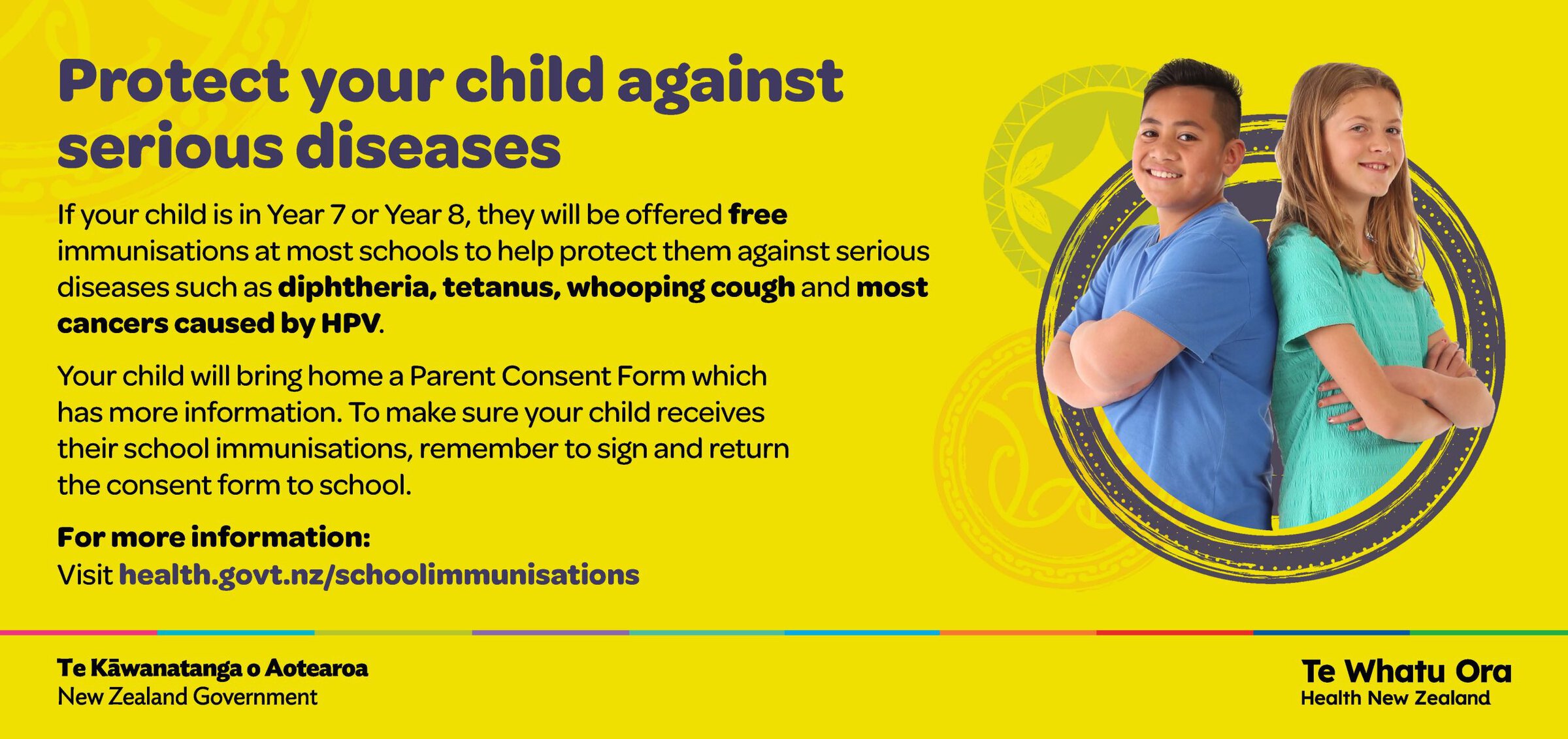 Read more about the article Year 7&8 Immunisation Programme